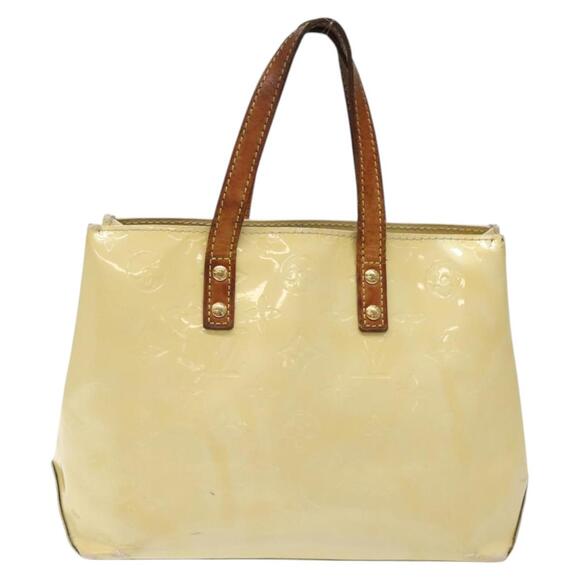 LOUIS VUITTON Monogram Vernis Reade PM Hand Bag Perle M91336 - Picture 2 of 12